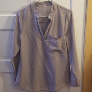 Womens gray blouse